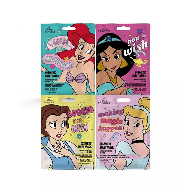 Mad Beauty Disney Princess Eye Gel Mask and Face Mask Bundle