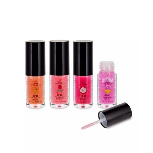 Mad Beauty Disney Princess Lip Oils with Cosmetic Pouch Set