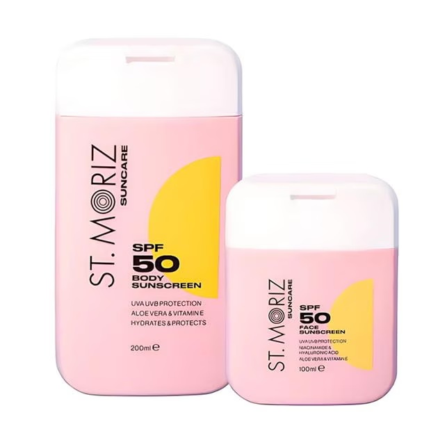 St Moriz St Moriz SPF 50 Face & Body Lotion Duo