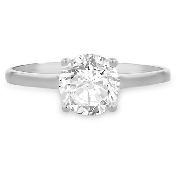 Be You 9ct Gold CZ Solitatire Ring
