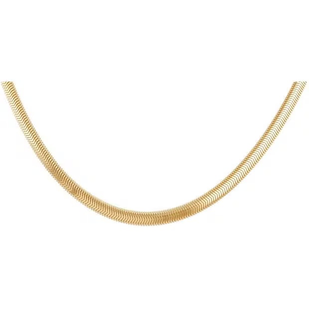 Be You 9ct Gold Flat Snake Chain