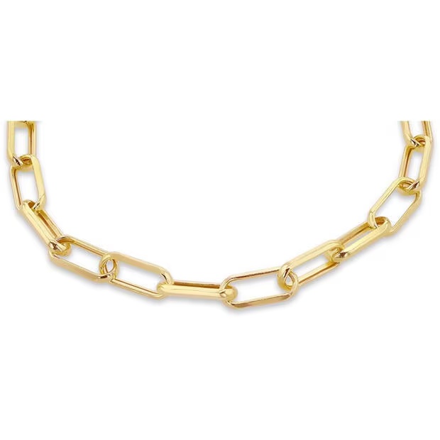 Be You 9ct Gold Hollow Faceted Paper Bracelet