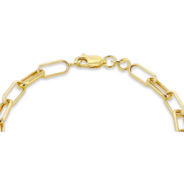 92379-be-you-9ct-gold-hollow-faceted-paper-bracelet-1.jpg