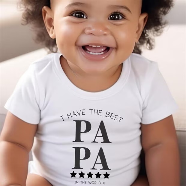 Aye Do I Have The Best Baby PAPA Vest 7330-BBYvest