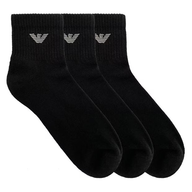 Emporio Armani 3-Pack Short Ankle Socks