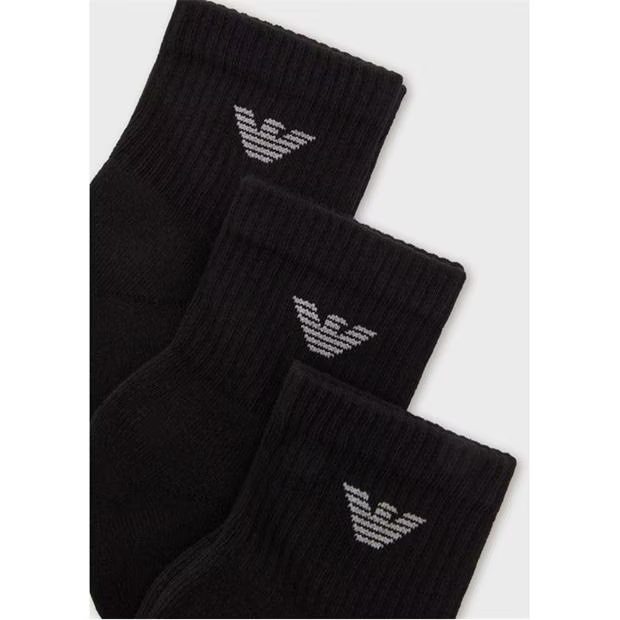 Emporio Armani 3-Pack Short Ankle Socks