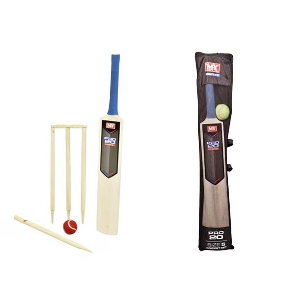 M.Y SIZE 5 CRICKET SET IN MESH CARRY BAG M.Y