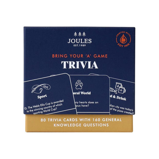 Joules Joules Men's Trivia Game