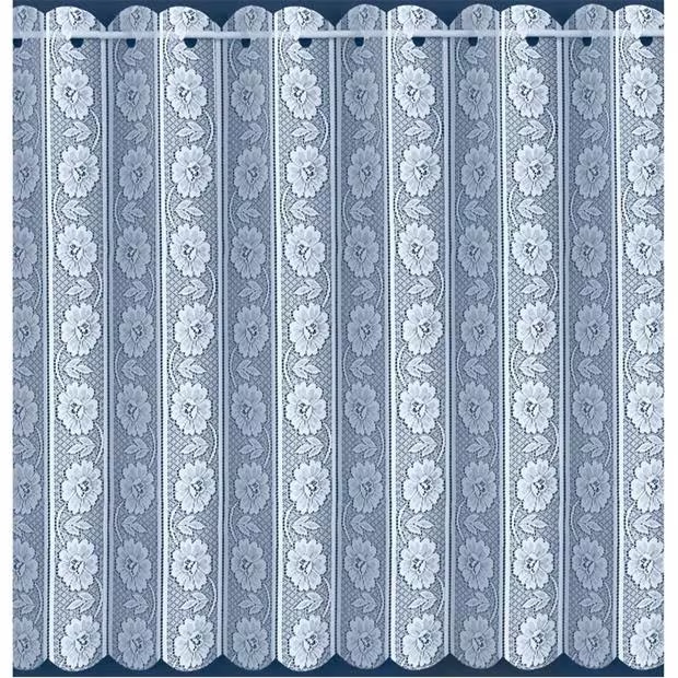Tyrone Textiles Milan Floral Lace Louvre Style Blind