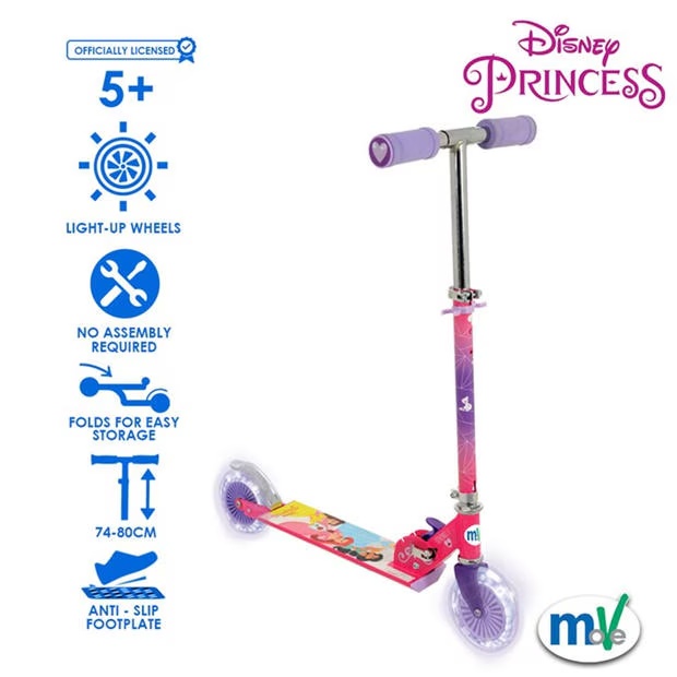 Disney Disney Princess Folding Scooter with LED Wheels