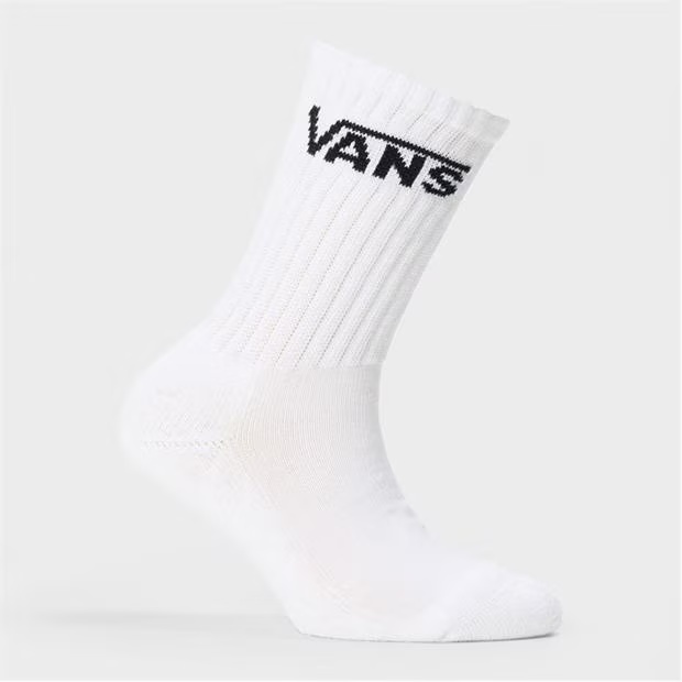 Vans Classic Crew Sock Black/White Boys