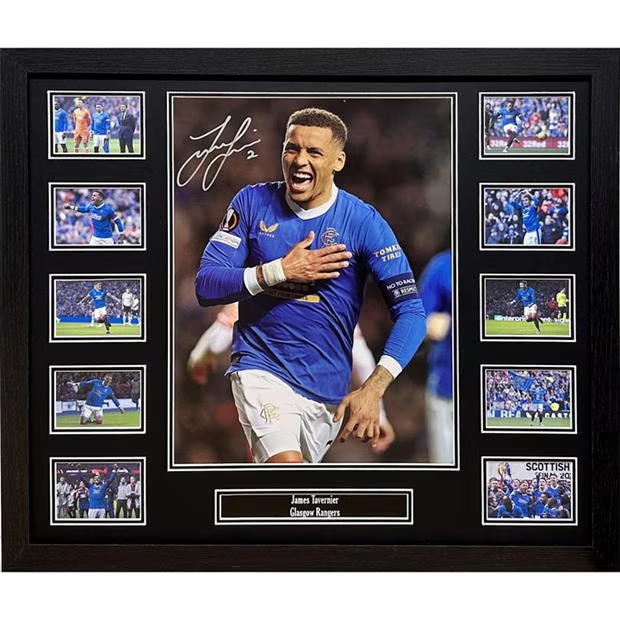 AllStarSignings Ltd James Tavernier signed Rangers photo