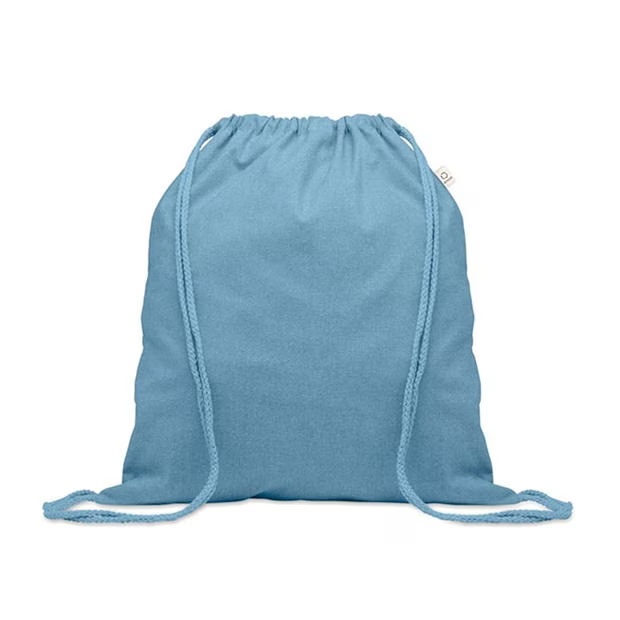 Treat Republic Light Blue Cotton Sports Bag