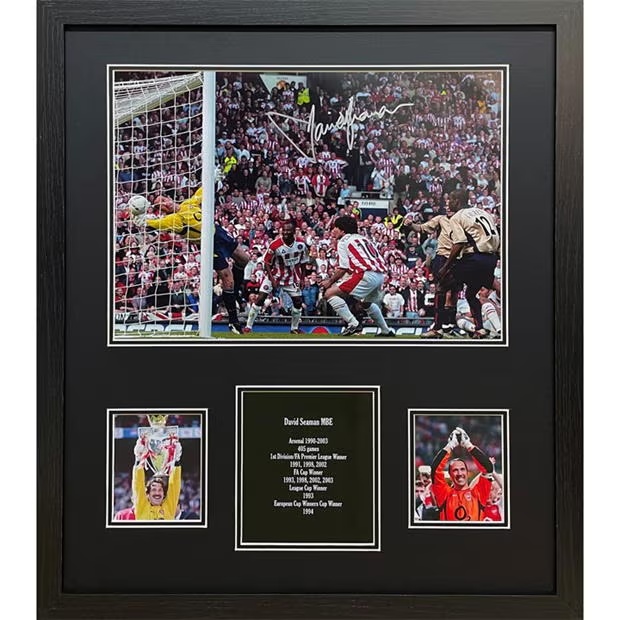 AllStarSignings Ltd David Seaman signed The Save Arsenal photo