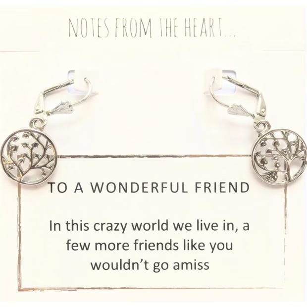 Notes From The Heart NFTH TO A WONDERFUL FRIEND Earrings