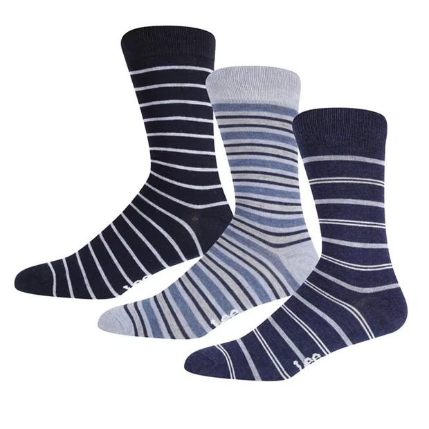 Lee Striped 3-Pack Socks Mens