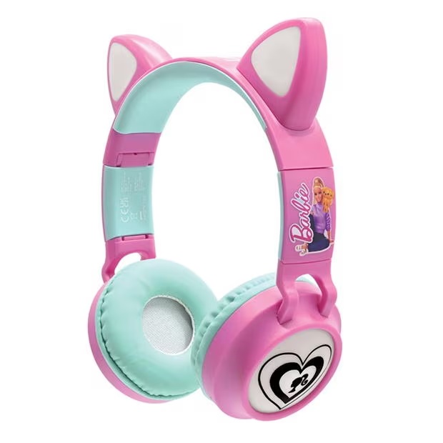 Lexibook Barbie Bluetooth Headphones with LED Lights