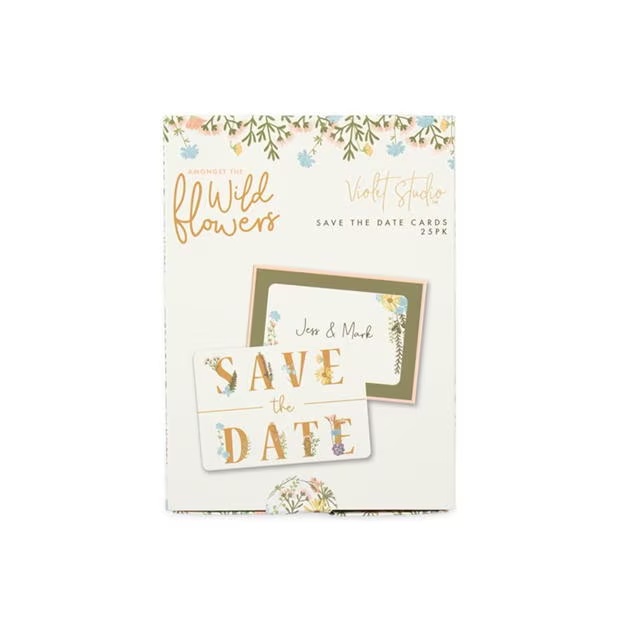 Crafters Companion Save The Dates - Amongst The Wildflower
