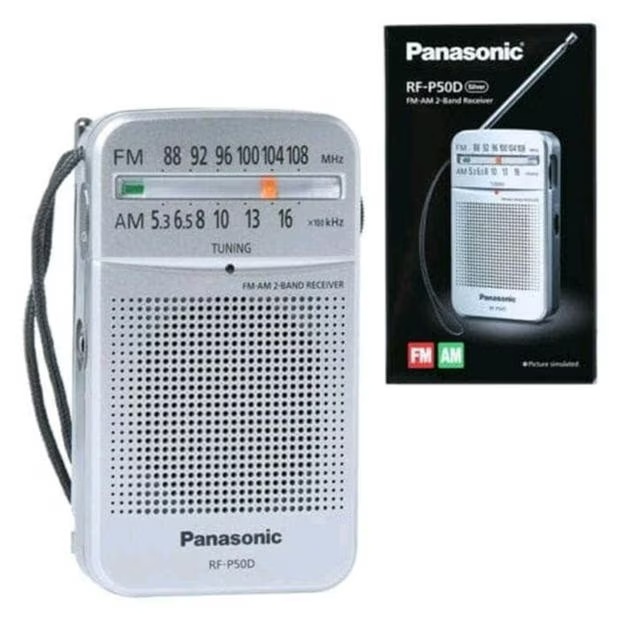 Panasonic AM/FM Radio Silver