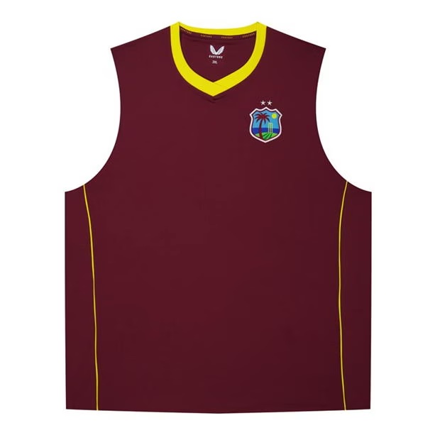 Castore West Indies ODI Sleeveless Sweater Mens